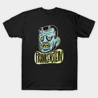 Glowy skin Frankenstein by Bad Taste Forever T-Shirt